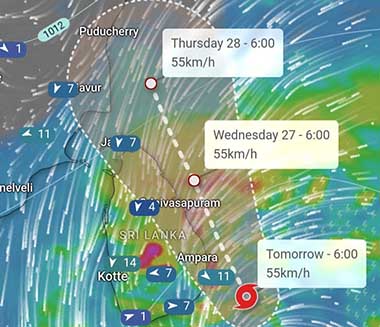 You are currently viewing வடக்கு, கிழக்கை அச்சுறுத்தும் புயல்! – இப்போதைய நிலை என்ன?