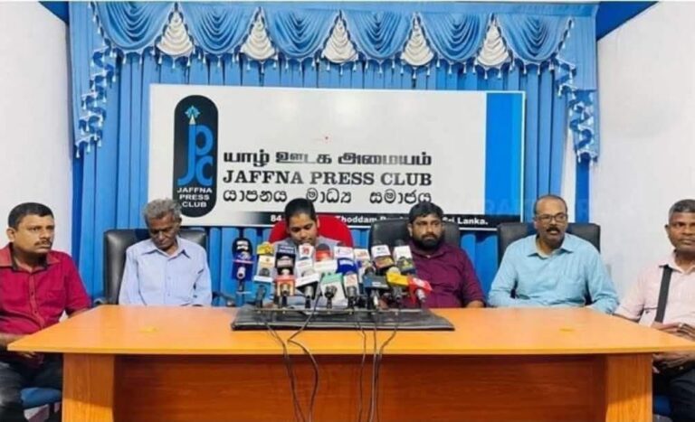 Read more about the article தையிட்டி சட்டவிரோத விகாரை விவகாரம், மாற்றுக்காணி என்ற பேச்சுக்கே இடமில்லை!